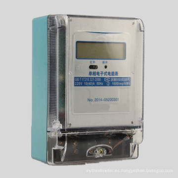 220V Energía electrónica simple / medidor de la energía (DDS155G)